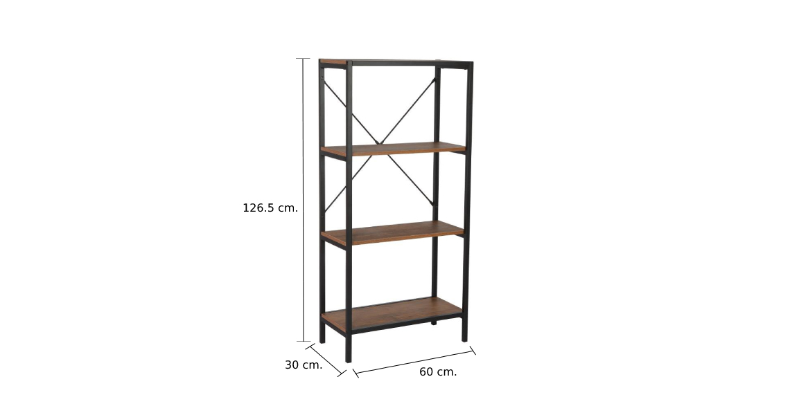 Shelving 4 Model - Black