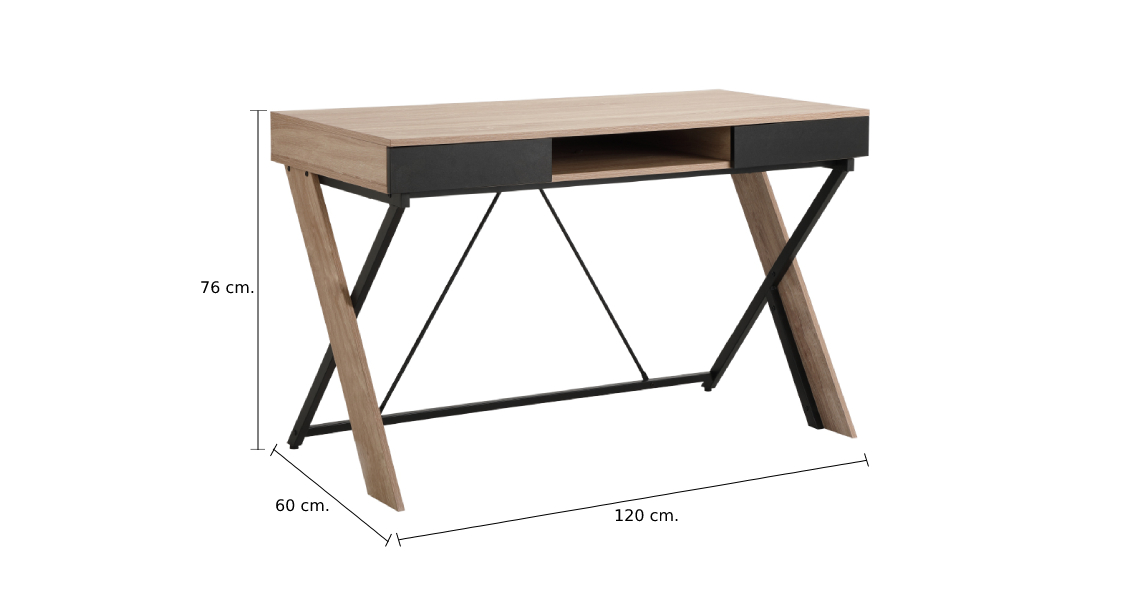 Desks Model Size 120 cm - Color/