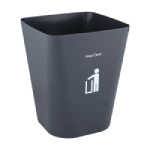 Trash bins without lids