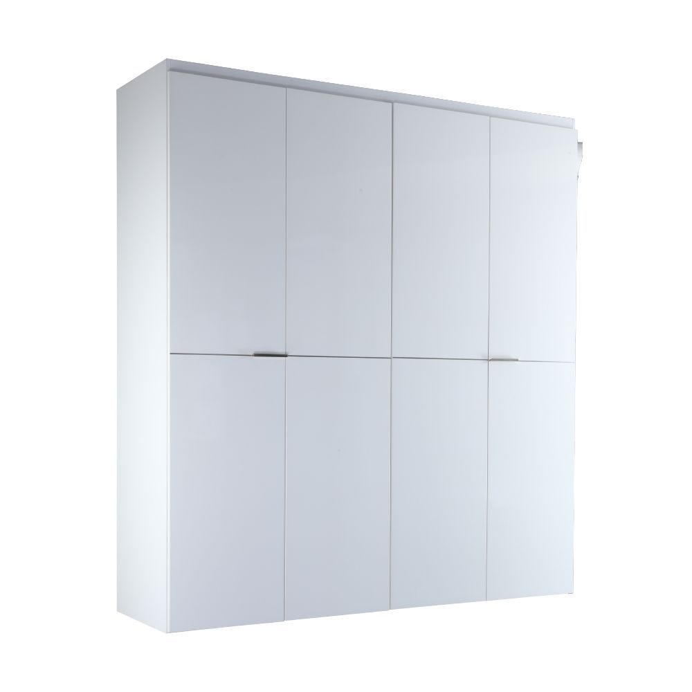 Wardrobes 4 doors Model Size 200 cm - white