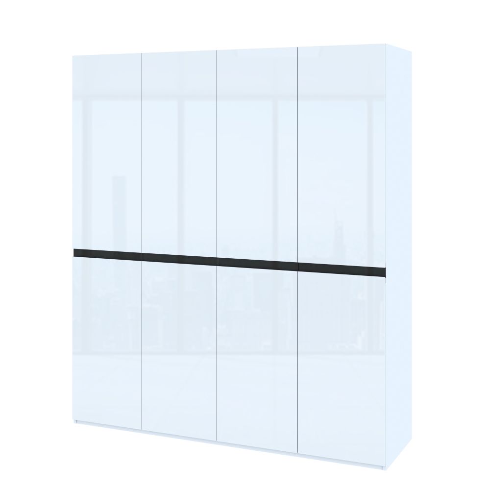 Wardrobes 4 doors Model - white