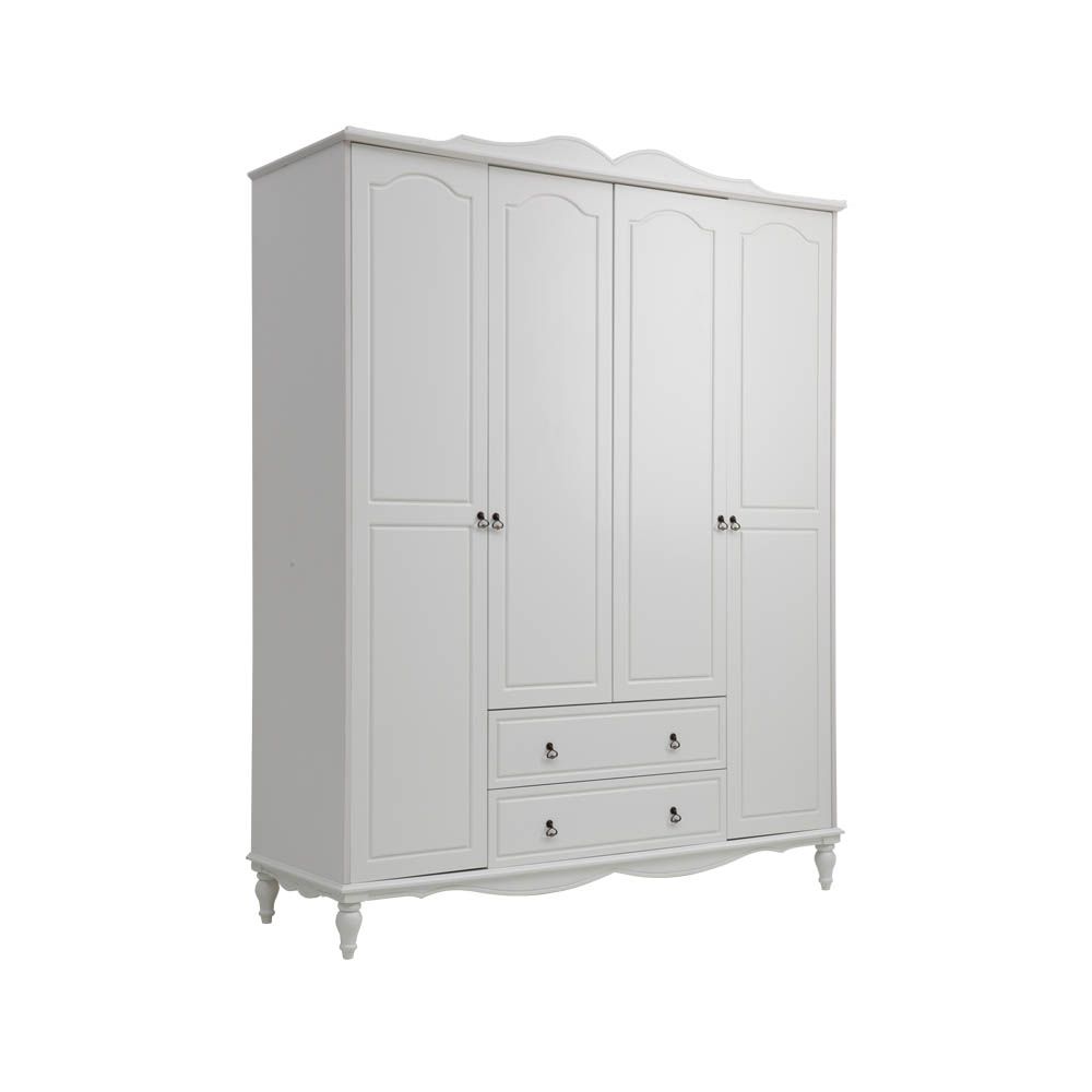 Wardrobes 4 doors Model - white