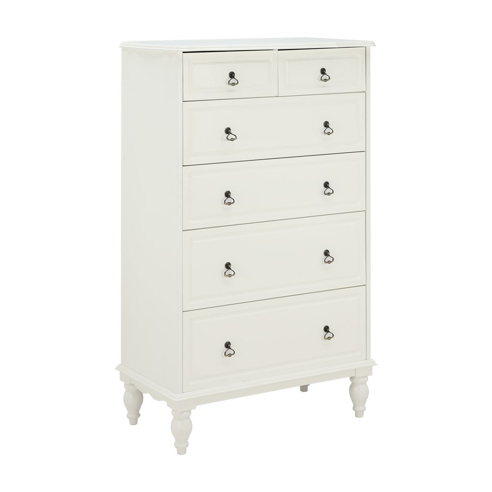 6 drawer Model Size 80 cm - white