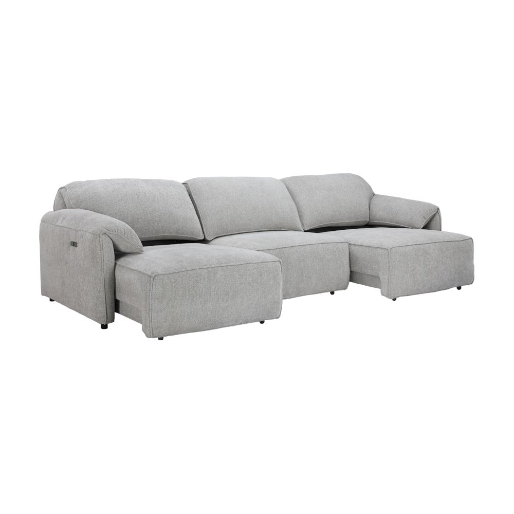 Fabric sofa bed 3 seater Model - grey