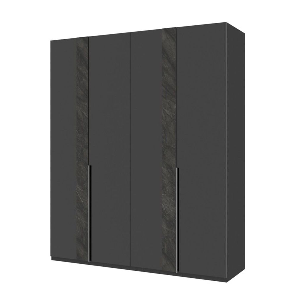 Wardrobes 4 doors Model - grey