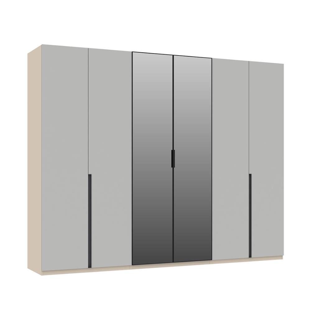 Wardrobes 6 doors (doors+) Model Size 300 cm - Beige