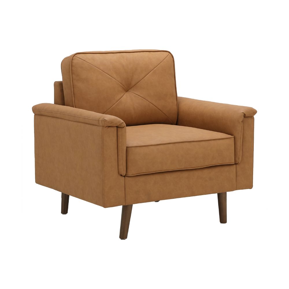 PU 1 seater Model - brown