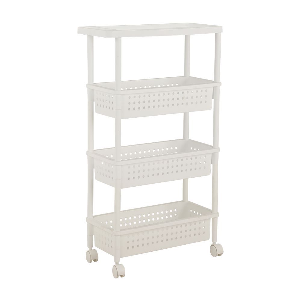 Shelving 4 + Model Size 21.5 x 48 x 82.7 cm - white