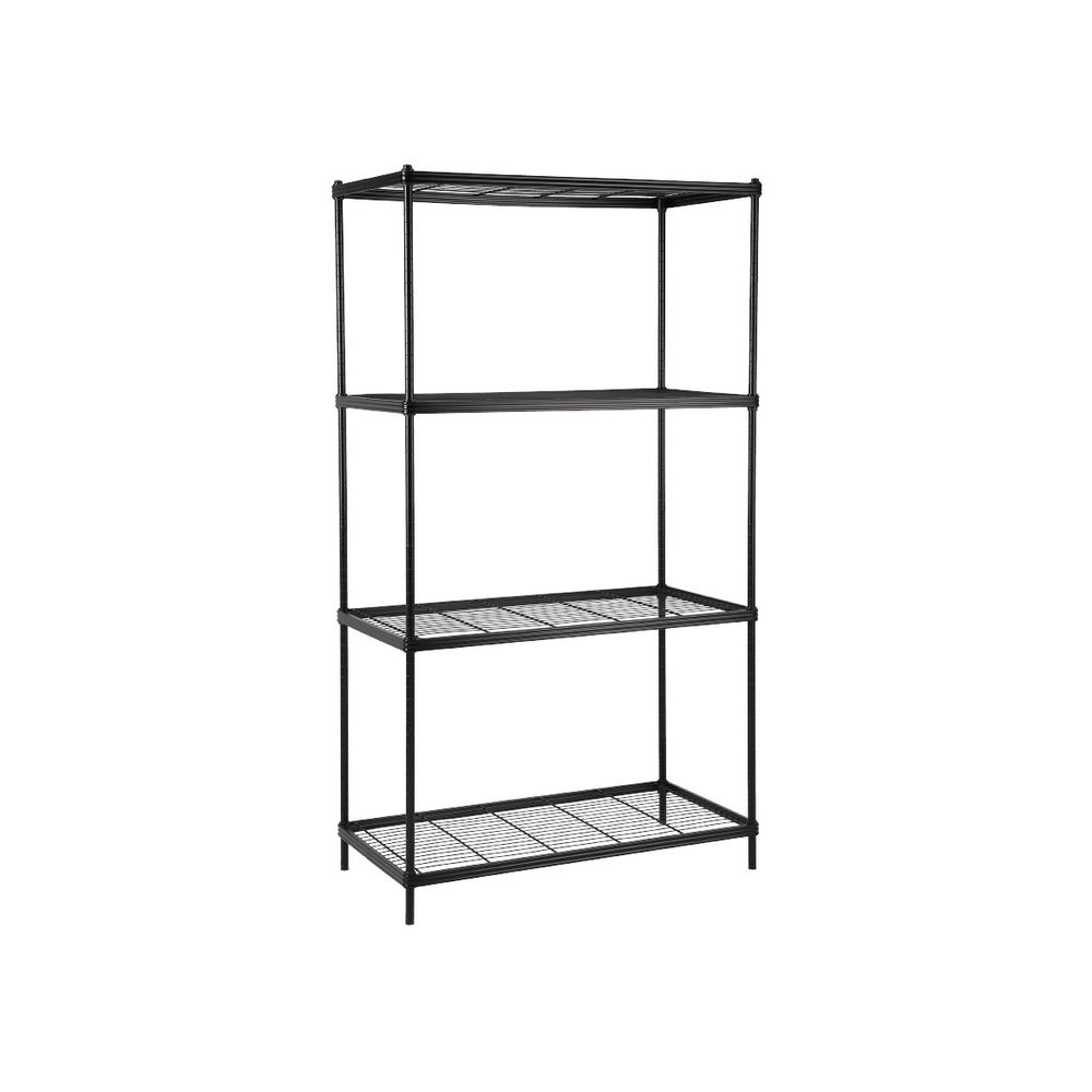 Shelving 4 floors, model wire net, size 90 x 45 x 160 cm (small pole)