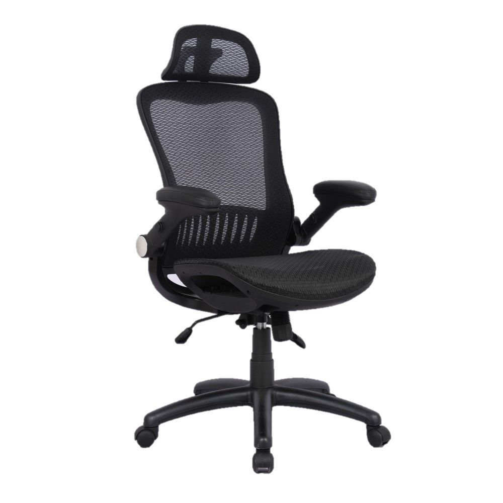 High-back office chair, Model Rica - Black