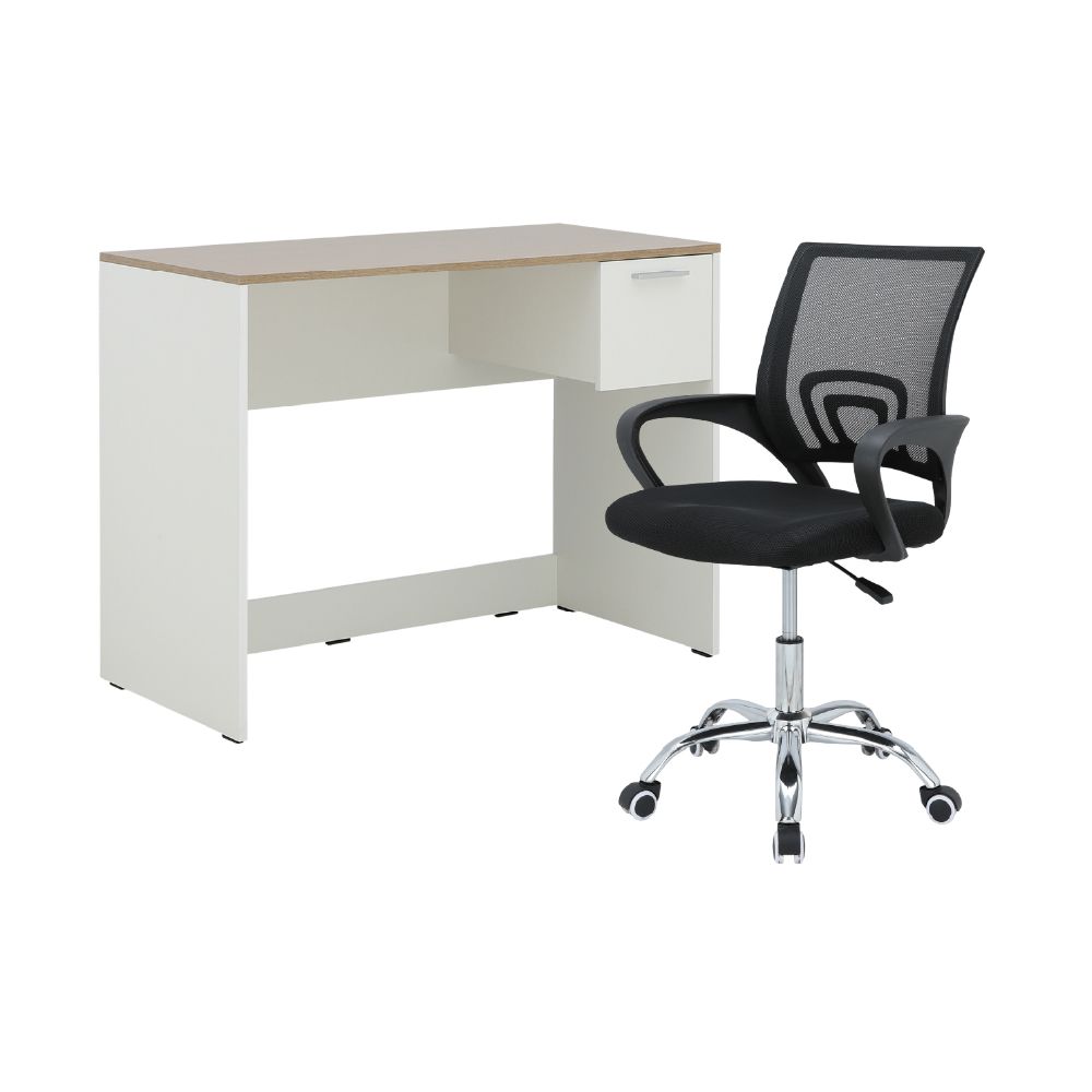 Furinbox Desks 1 drawer Size 100 cm Model + - Color/