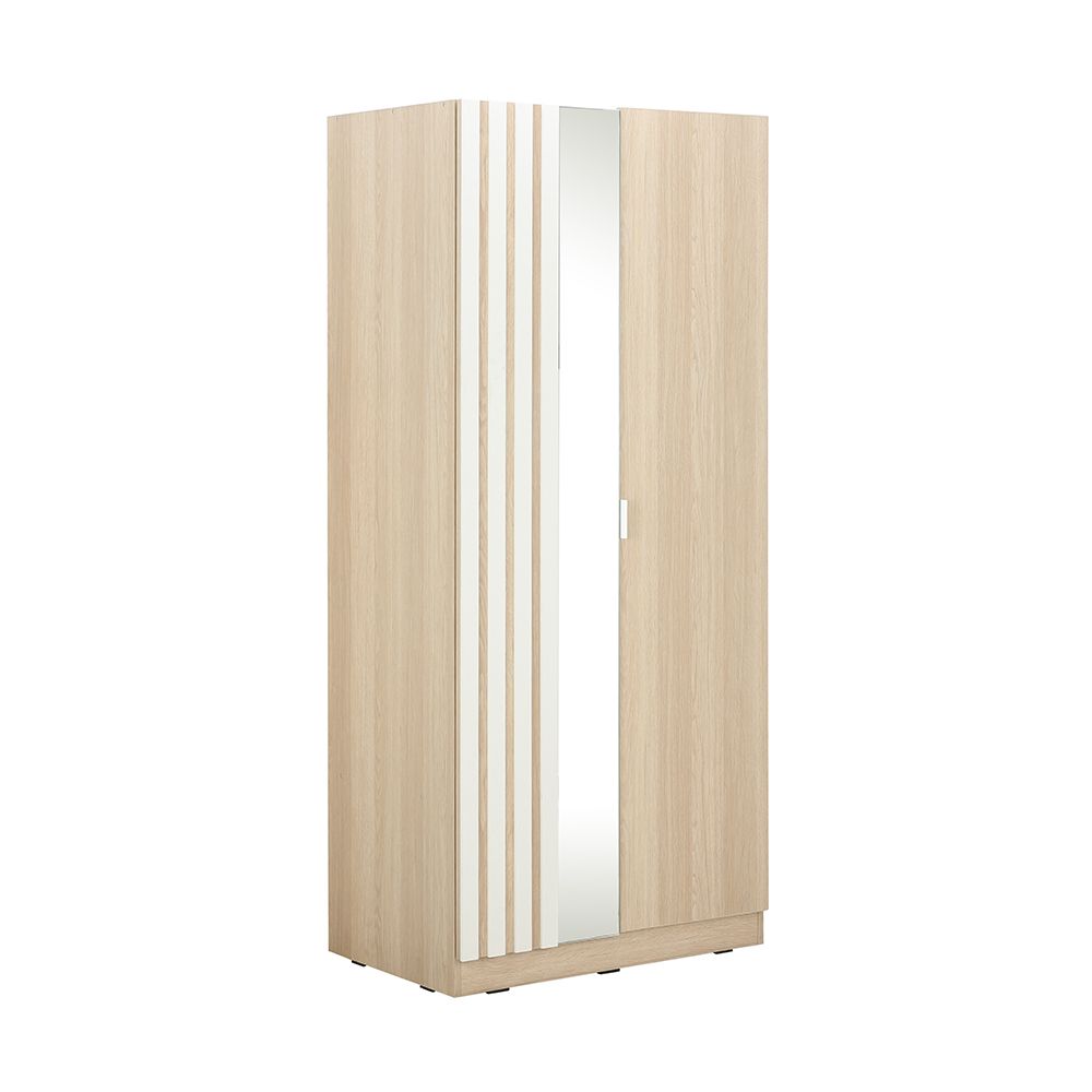 Furinbox Wardrobes 2 doors Model Size 80 cm - Color /
