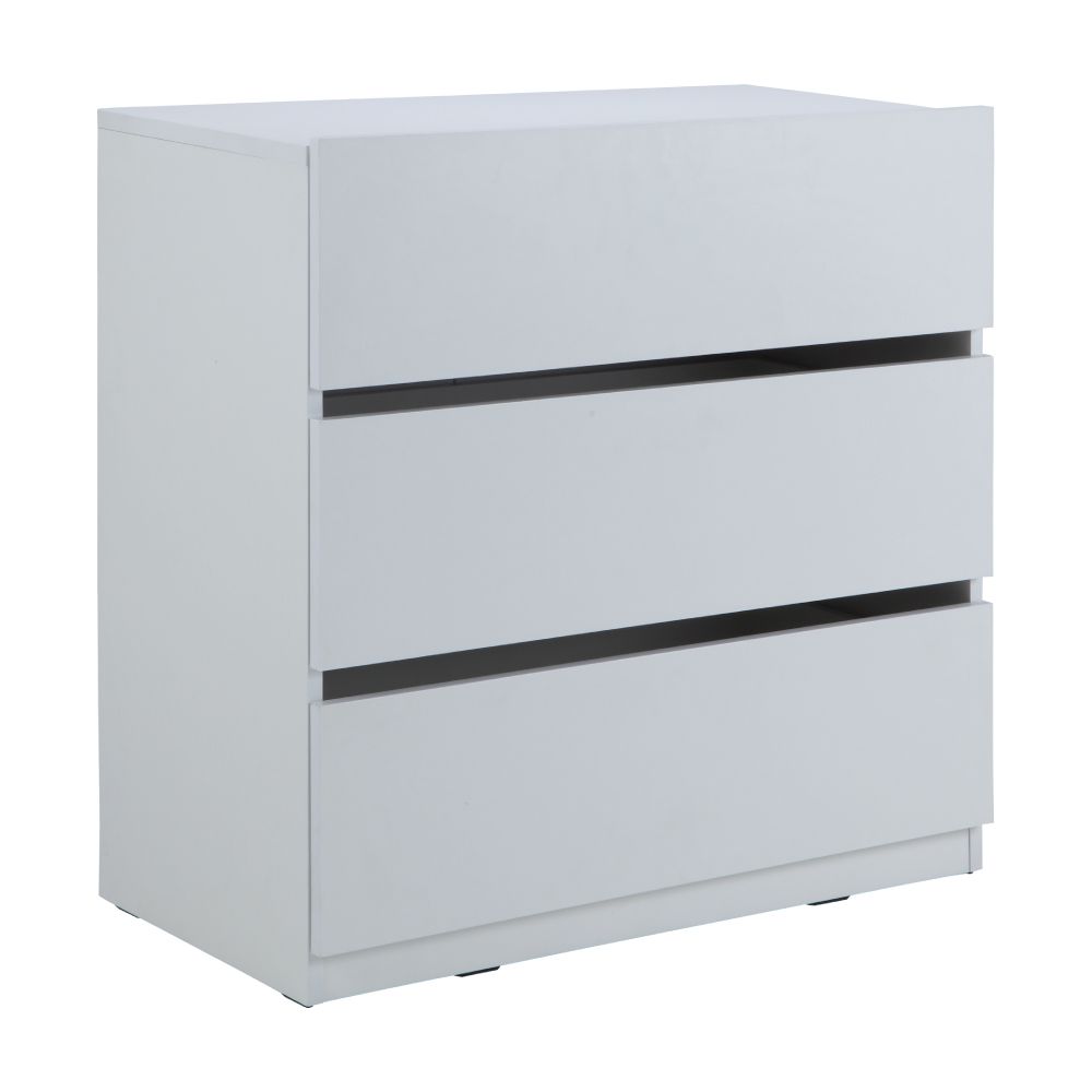 Homehuk 3 drawer Model - white