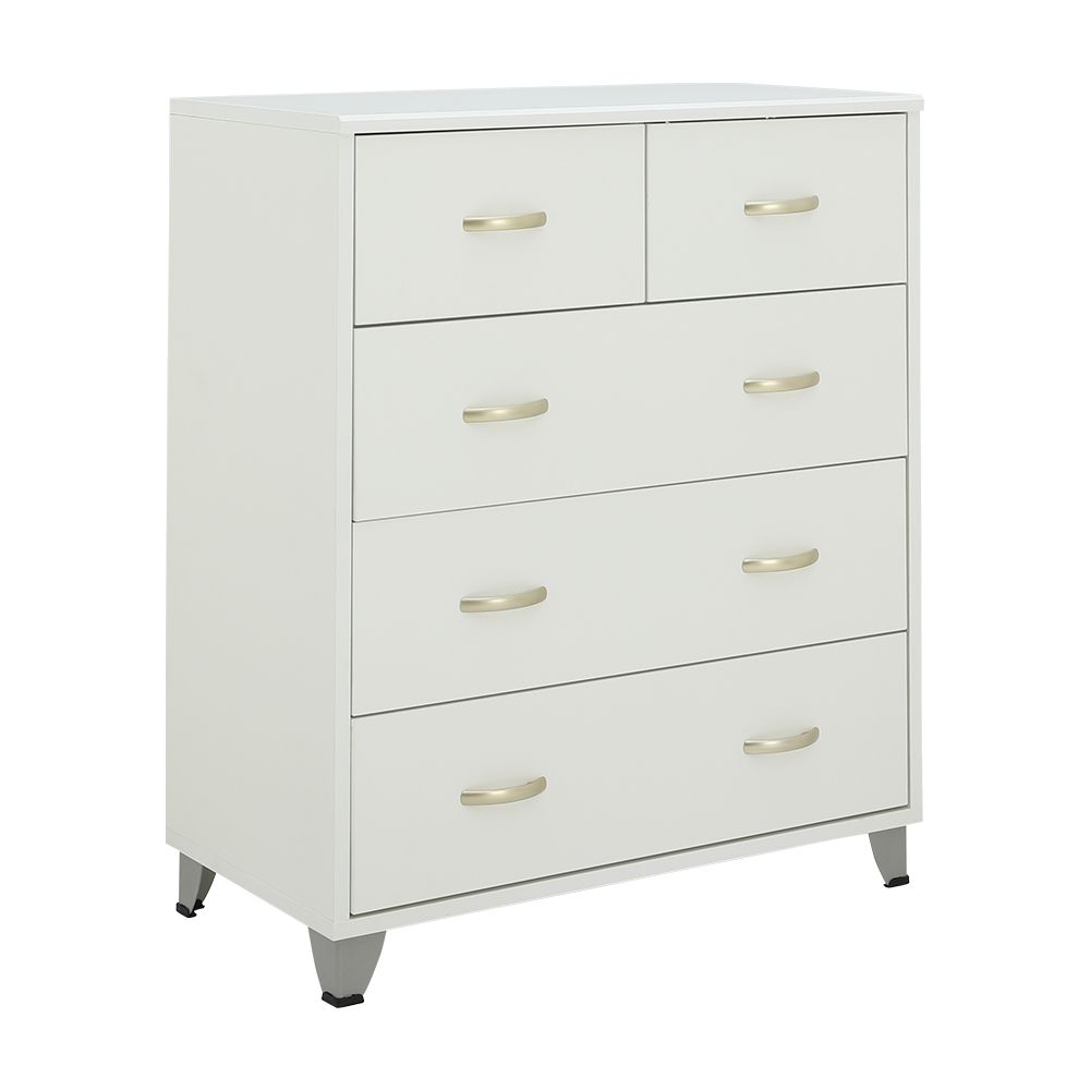 Homehuk 5 drawer Model NB - - white
