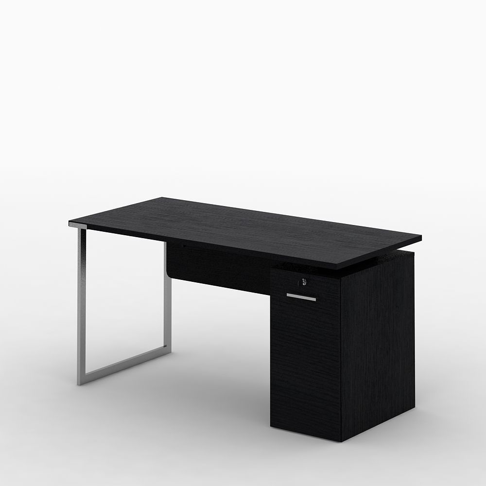 ชุดโต๊ะทำงาน รุ่นเททริส ขนาด 150 เซนติเมตร - สีเอสเพรสโซ่