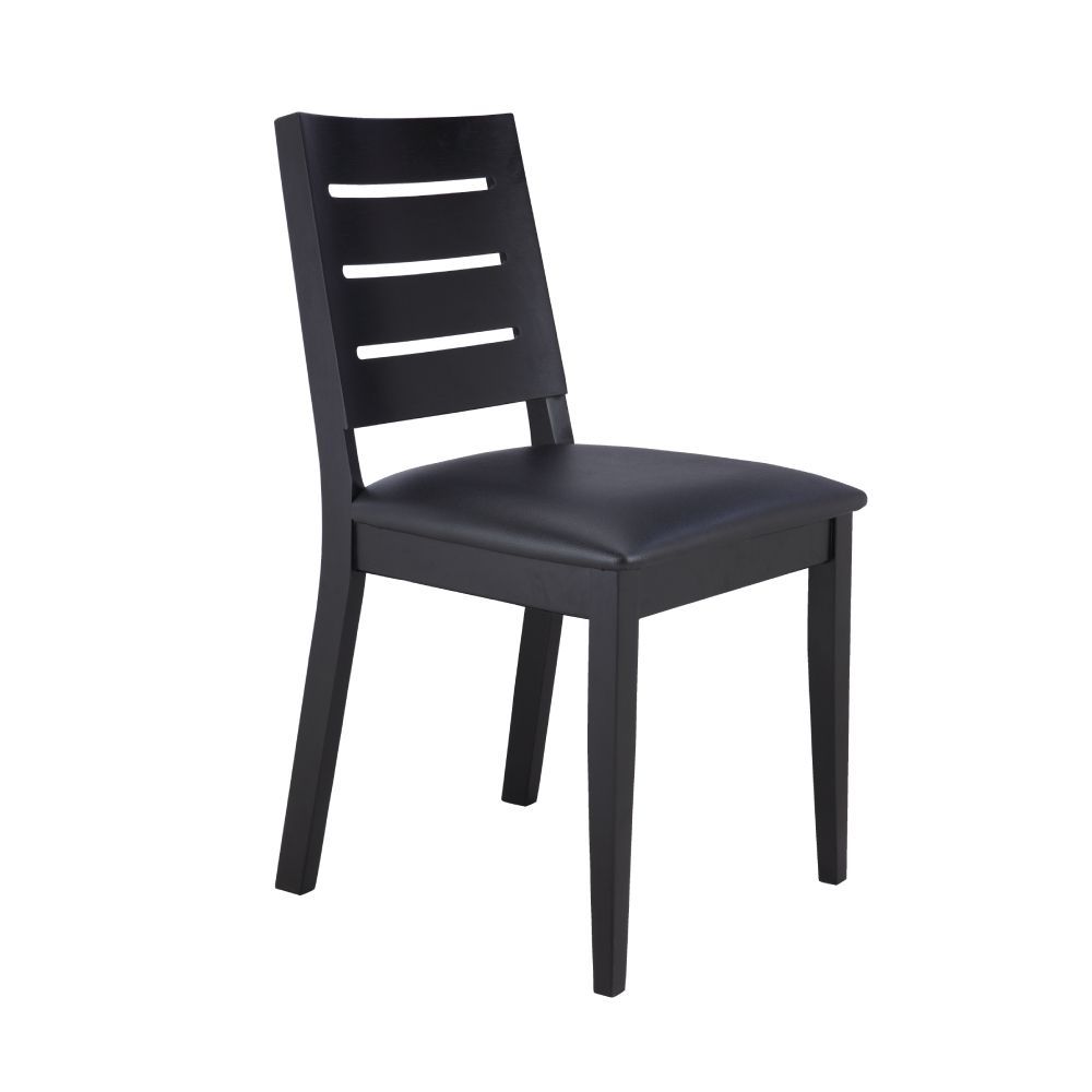 เก้าอี้ทานอาหาร รุ่นซาช่า - สีกาแฟ/ดำ