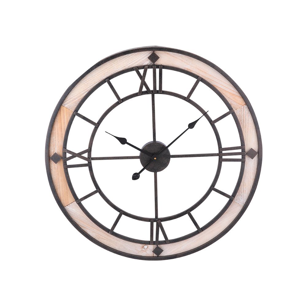 นาฬิกาติดผนัง รุ่น จิลลิทาโน 28 นิ้ว - ลายไม้ธรรมชาติ