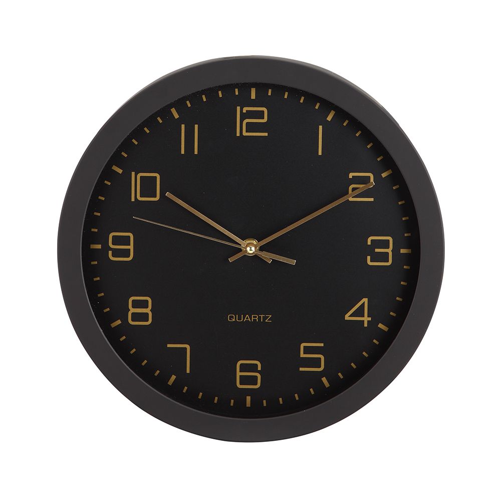 นาฬิกาติดผนัง รุ่นเดวี่ ขนาด 12 นิ้ว - สีดำ