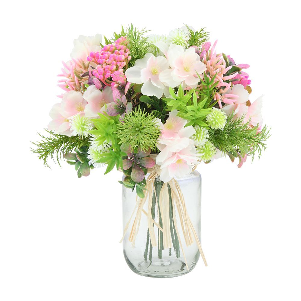 แจกันดอกไม้ รุ่นเอริดา - สีชมพู