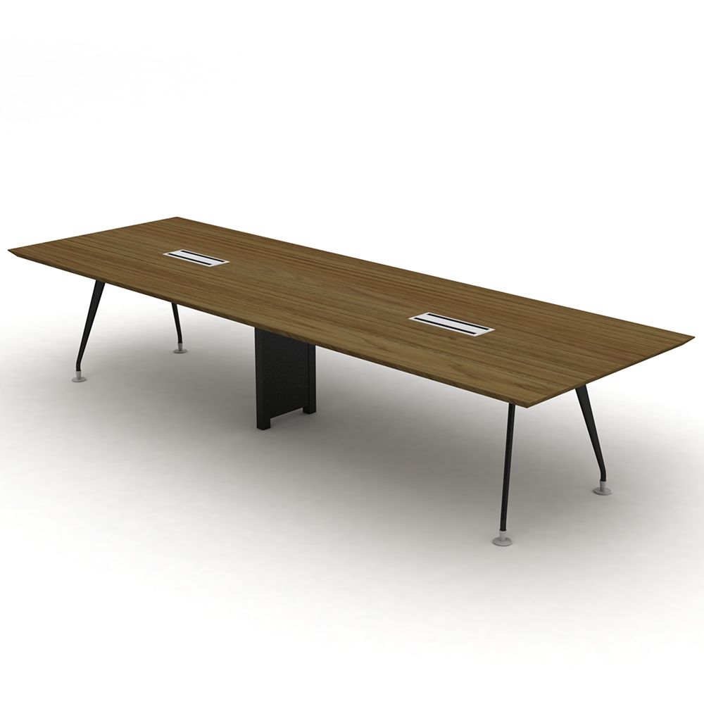 โต๊ะประชุม รุ่นสเปซ สแควร์ ขนาด 360 ซม. - สีมาดิสัน แอช/สโมคกี้เกรย์