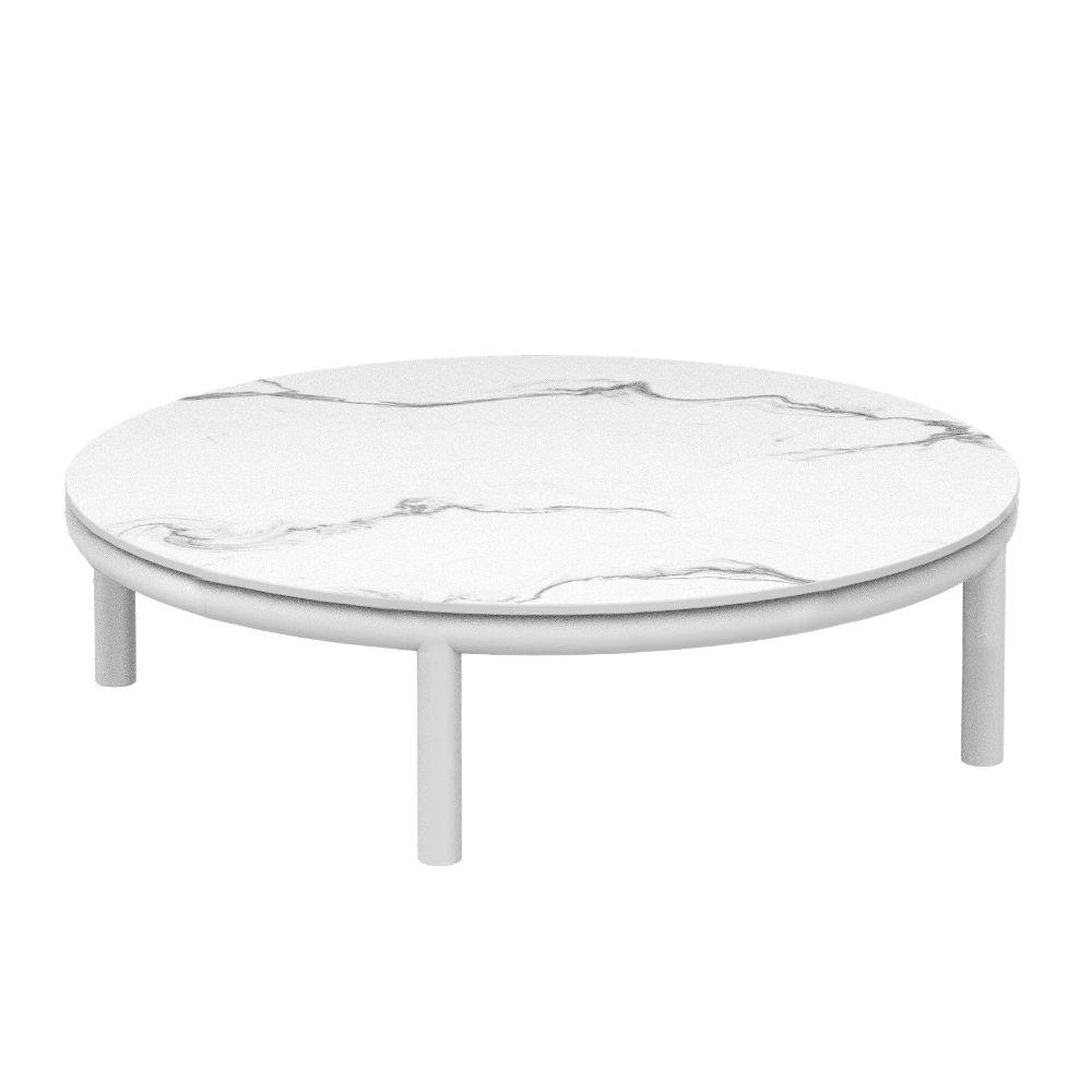 Coffee tables Model Size 85 cm - White/