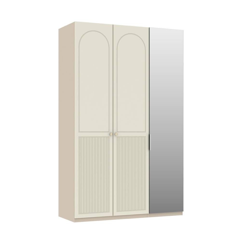 Wardrobes 3 doors (doors+) Model Size 150 cm - Beige