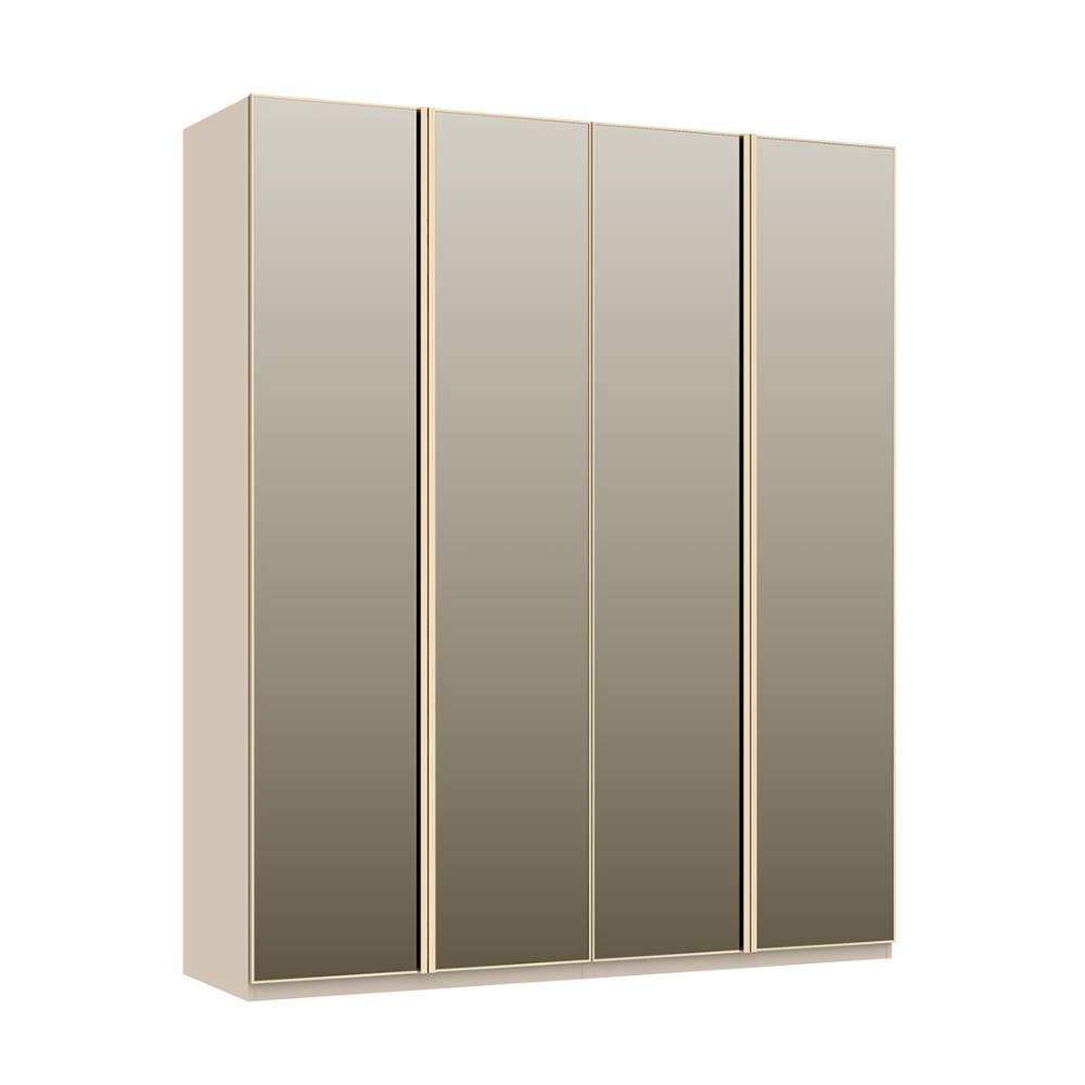 Wardrobes 4 doors (doors) Model Size 200 cm - Beige