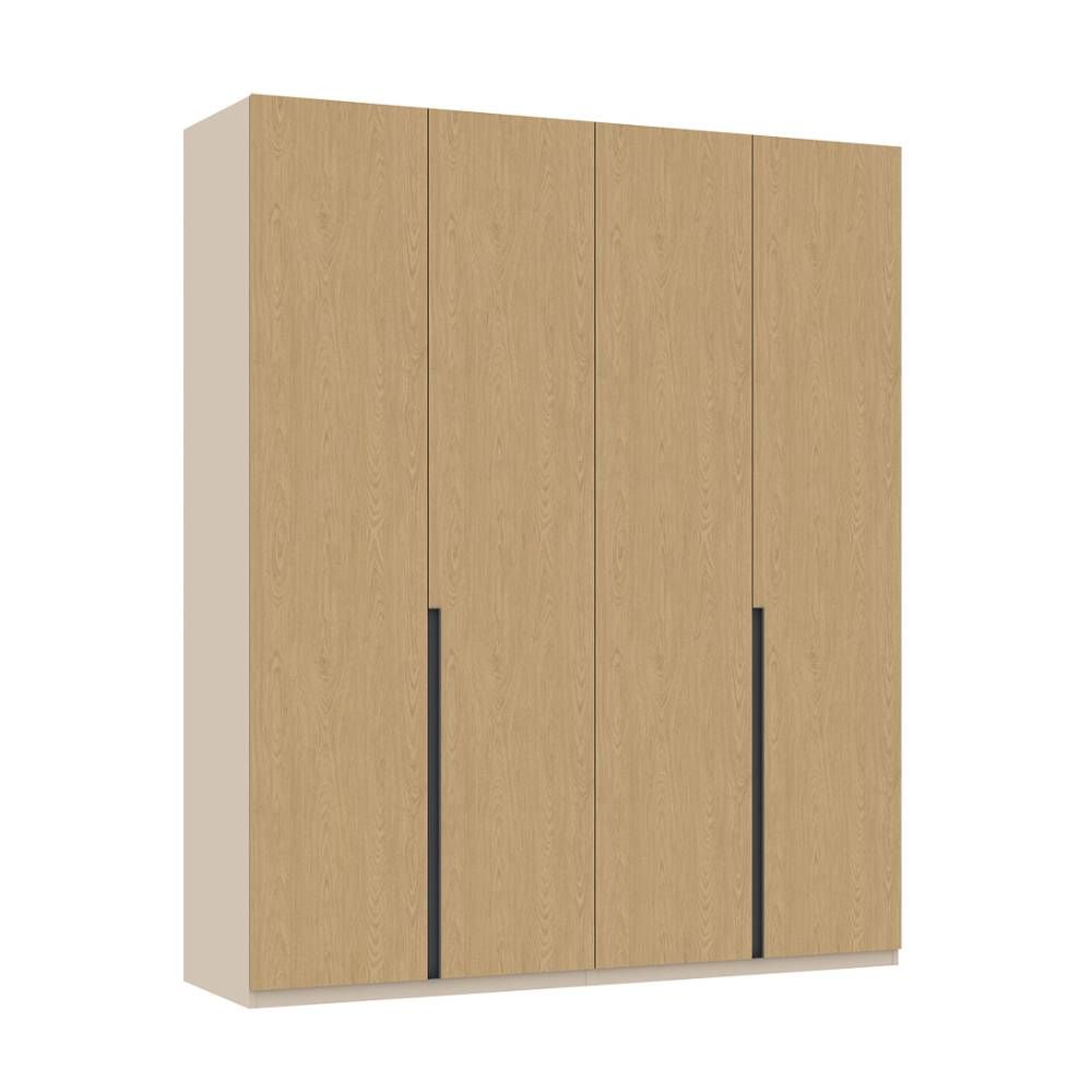 Wardrobes 4 doors (doors) Model Size 200 cm - Beige