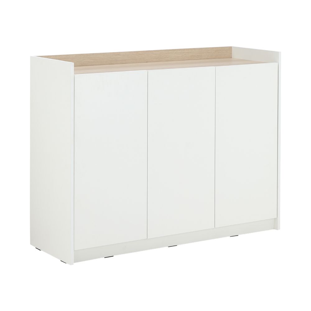 3 doors Model Size 120 cm - White/doors
