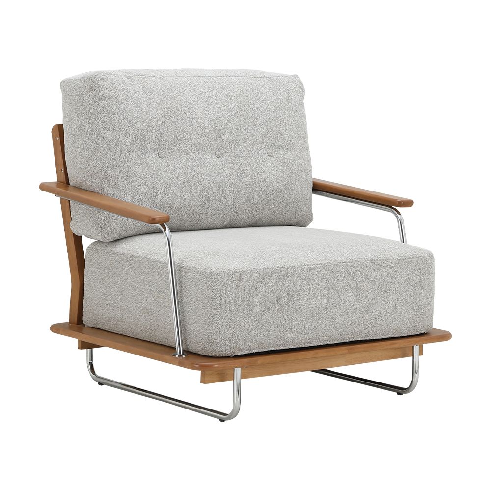 Fabric Sofa 1 seater Model Asahikawa - Beige
