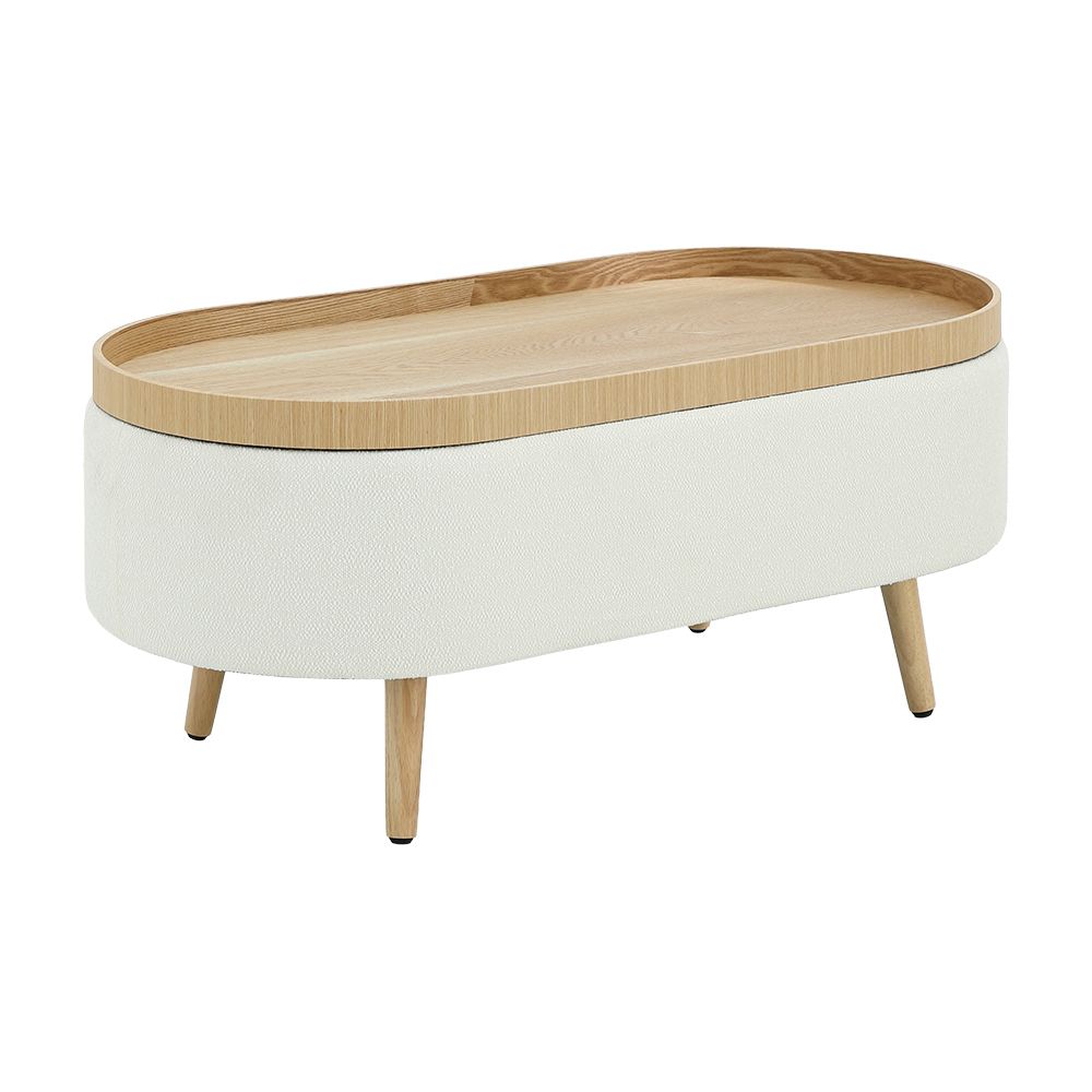 Coffee tables Model Size 100 cm - White/