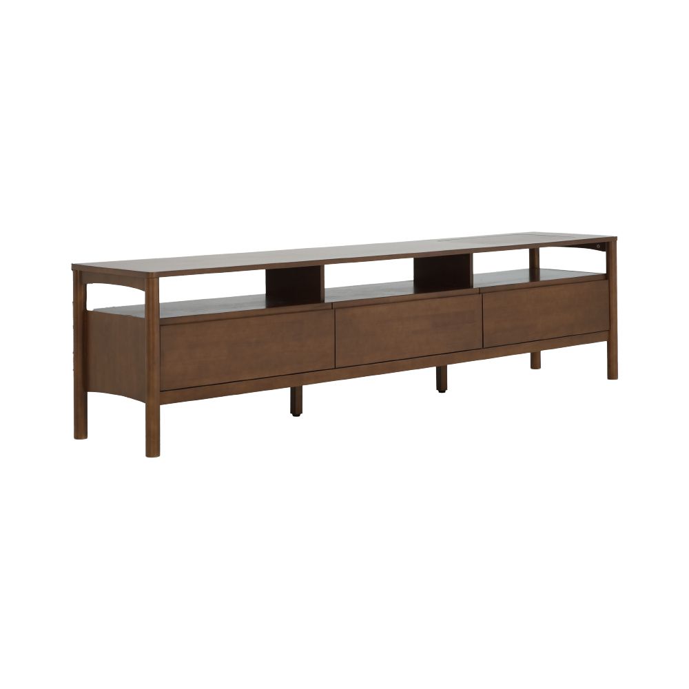 TV cabinet Model Miyazaki Size 220 cm - Walnut color