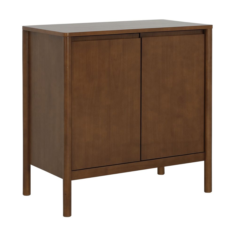 Cabinet with doors, Model Miyazaki, Size 80 cm - Walnut color