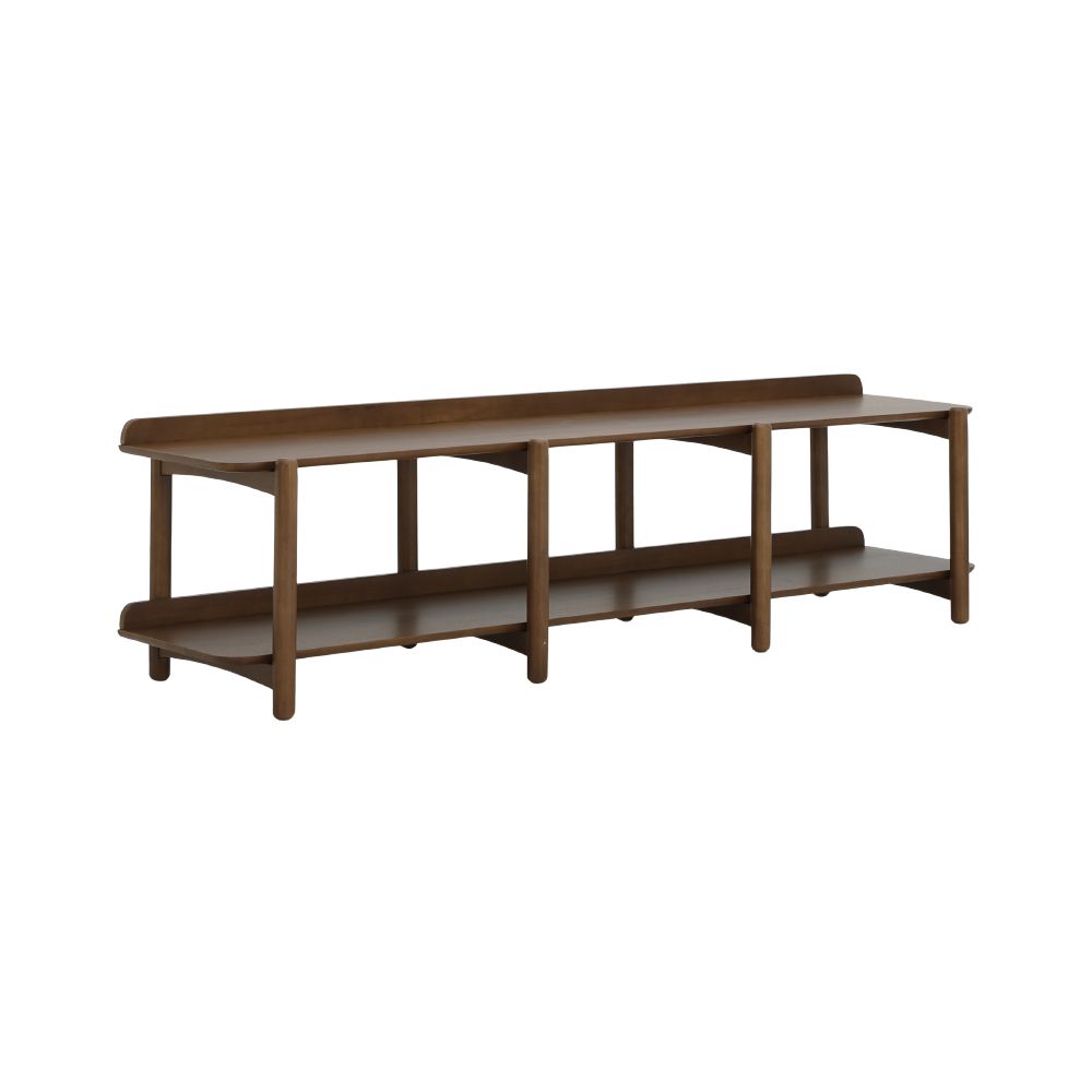 TV shelf Model Miyazaki Size 180 cm - Walnut color