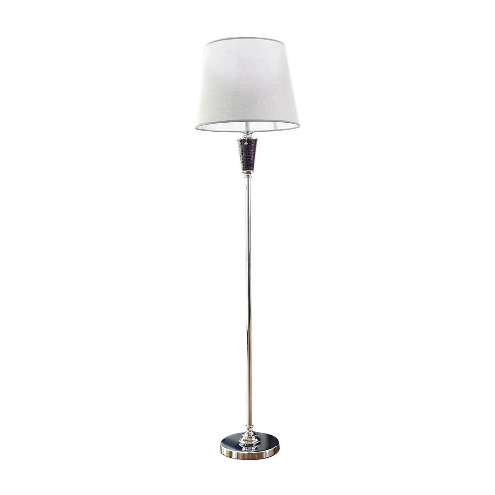 Floor lamp Model Adelana Size 38 x 151 cm - Brown/Gray