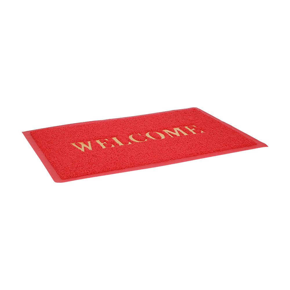 Dust trapping carpet, Model Welcome BMX-201, Size 40 x 60 cm - Red