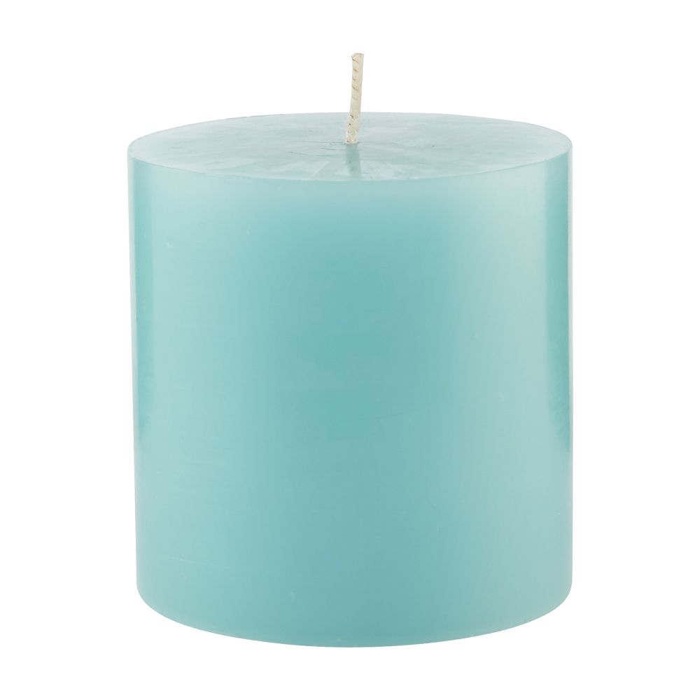 Pillar Candle Model Camella Size 3 x 3 inch - Blue (Ocean scent)