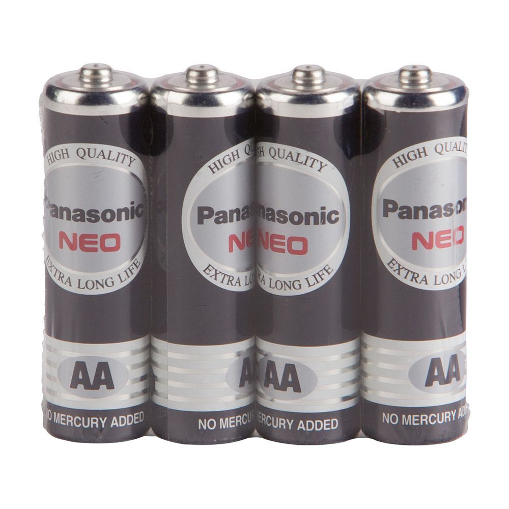 Manganese charcoalBlack Model Panasonic AA PACK 4 - Black