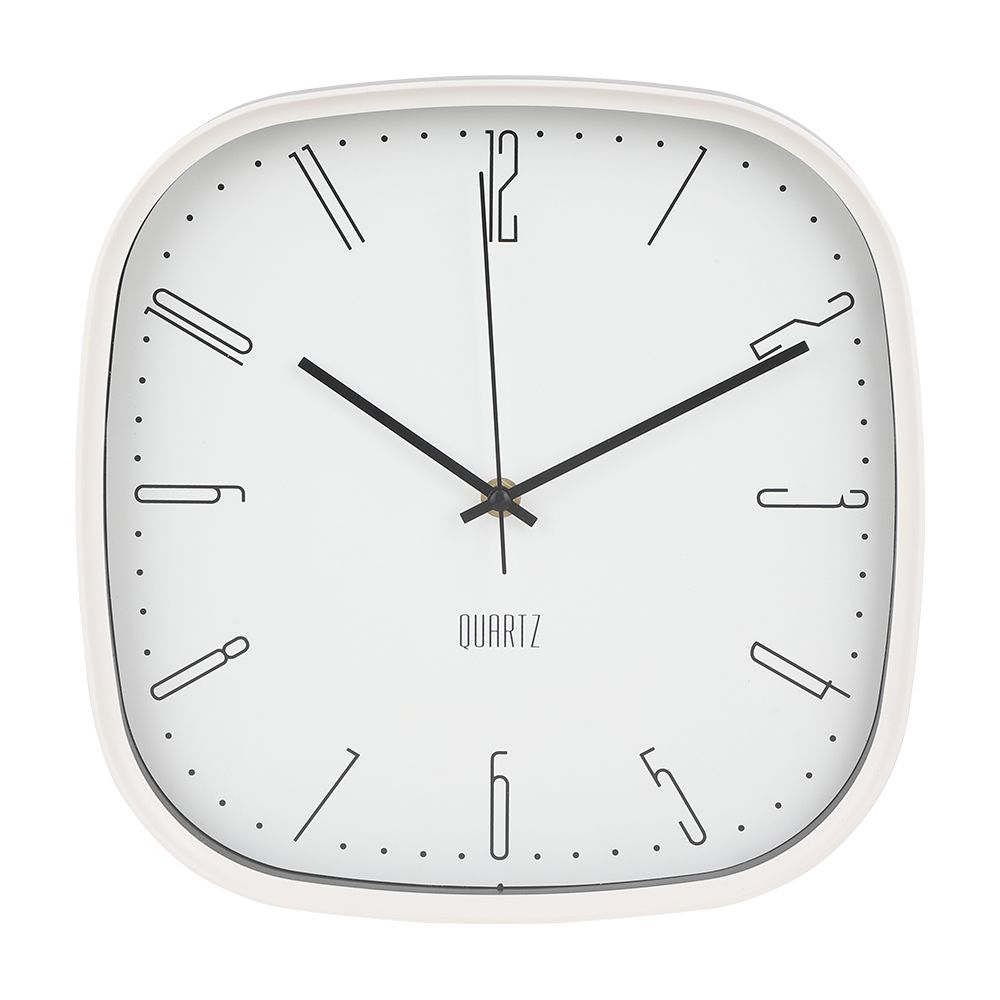 Clock wall-mounted Model Dairy Size 12 inch - White