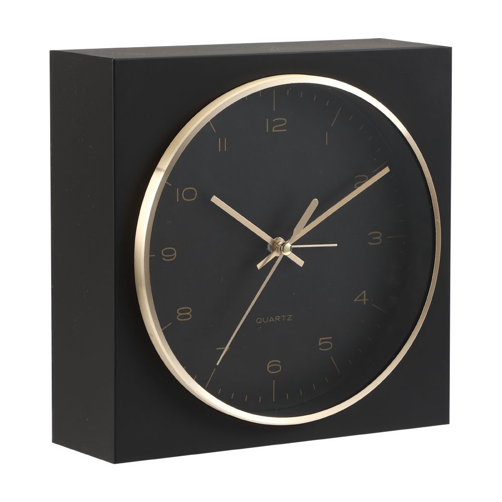 Clock alarm Model Size 6.5 inch - Black/