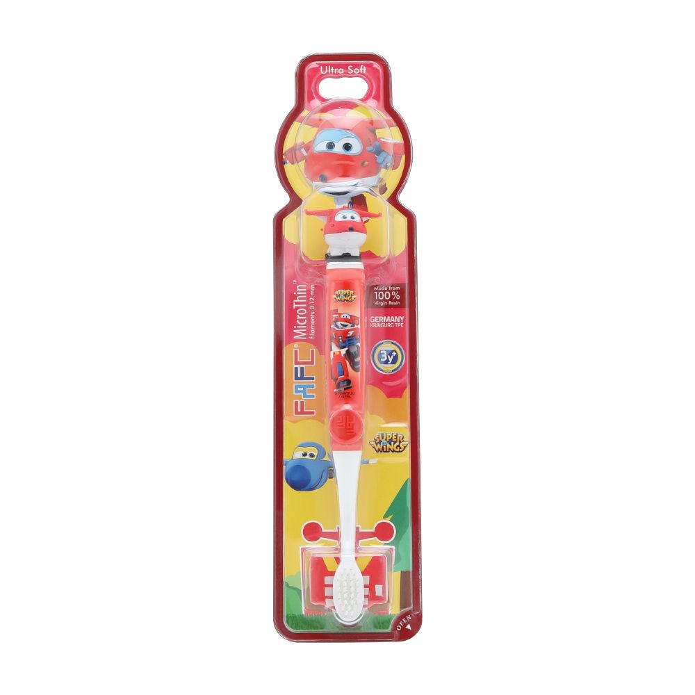 Children's toothbrush Robocarroy Model FAFC - red/white