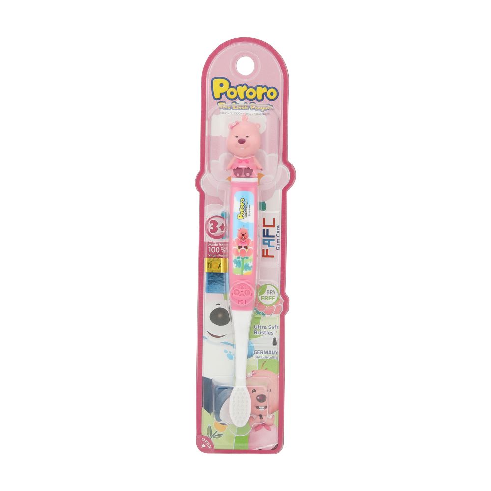 Luppy Children's Toothbrush Model FAFC - Pink/White