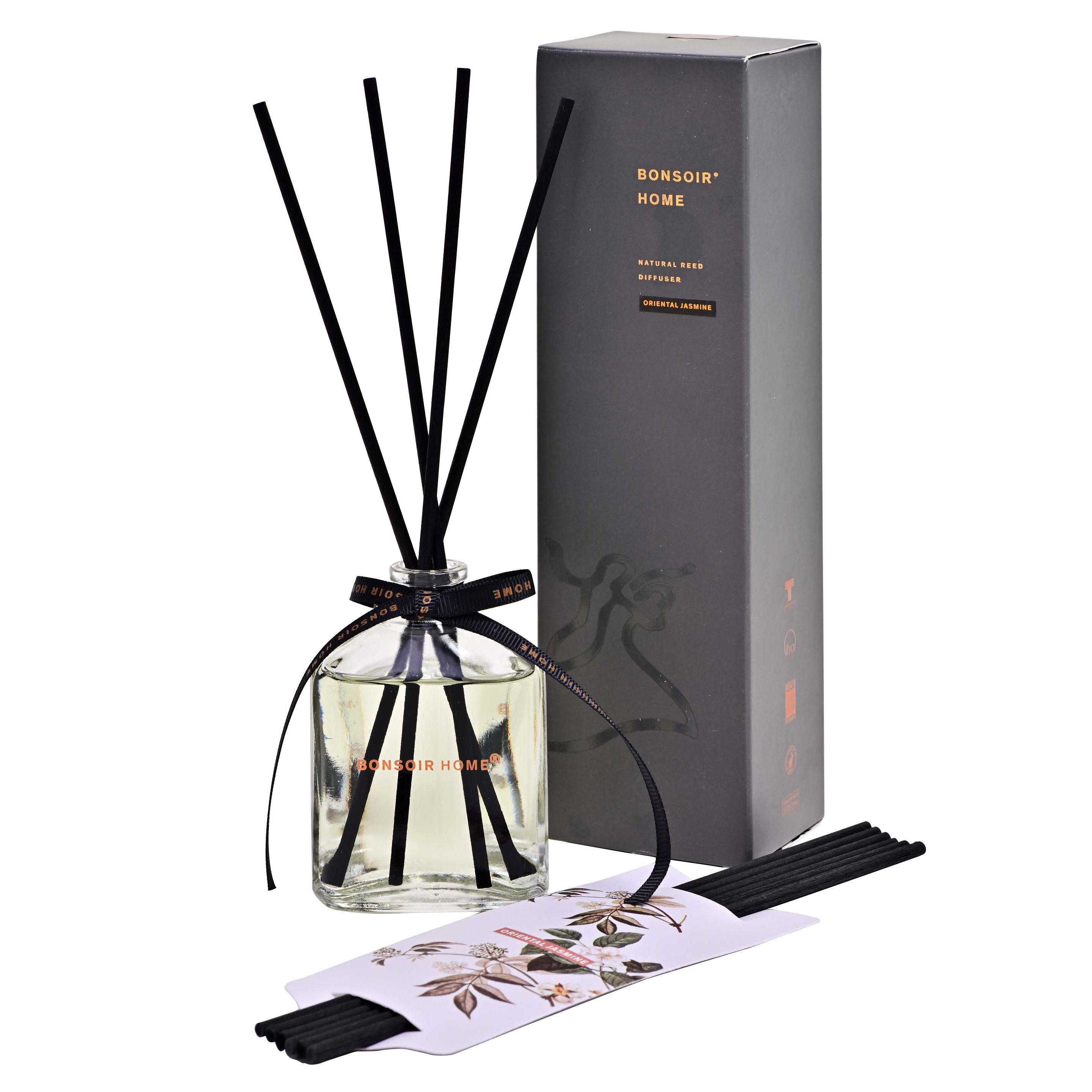 Fragrant reed stick Model Orange Jasmine Size 55 ml. - Gray dark