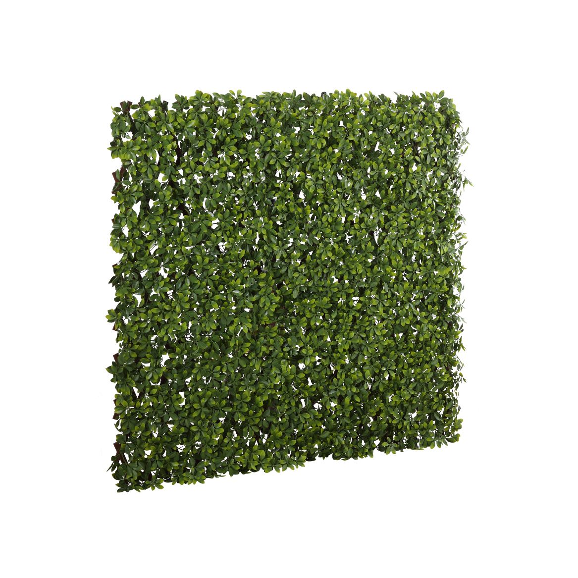 Extendable artificial wood fence, Model Verto, Size 200 x 100 cm - Green