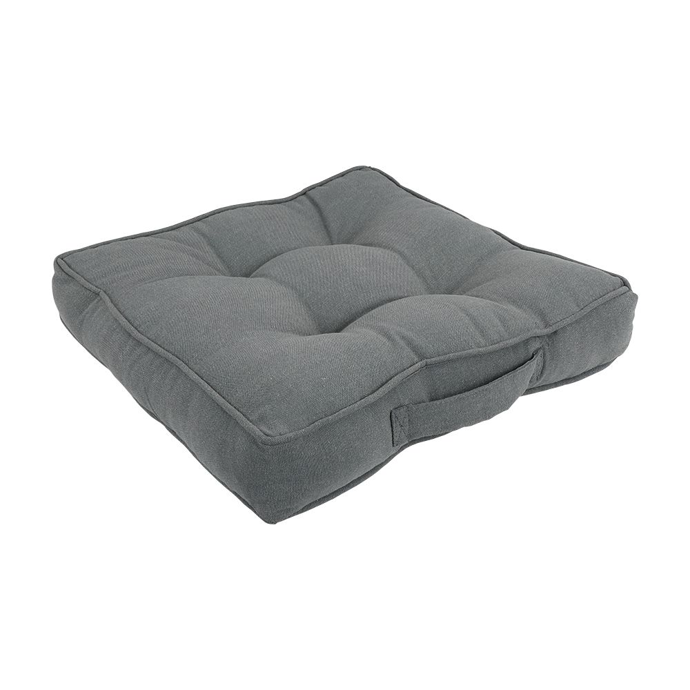 Seat cushion Model Mario Size 50 x 50 cm - Gray dark