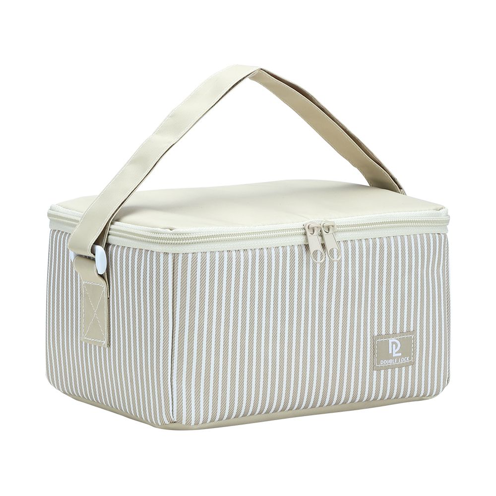 Food box bag, model double lock - Cream