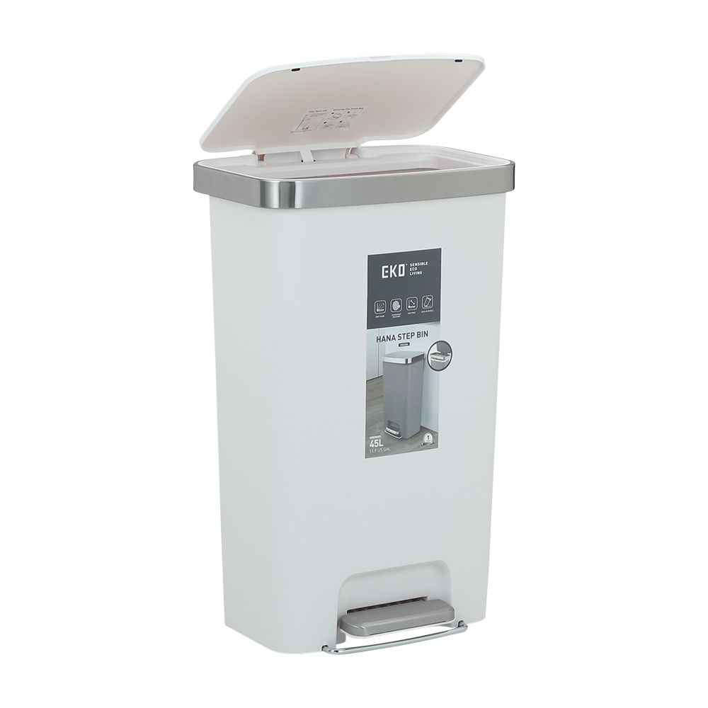 Trash bins Model Size 45 - White
