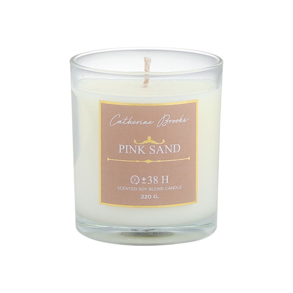 Candle Model Kathryn Brooks Pink Sand scent - Brown