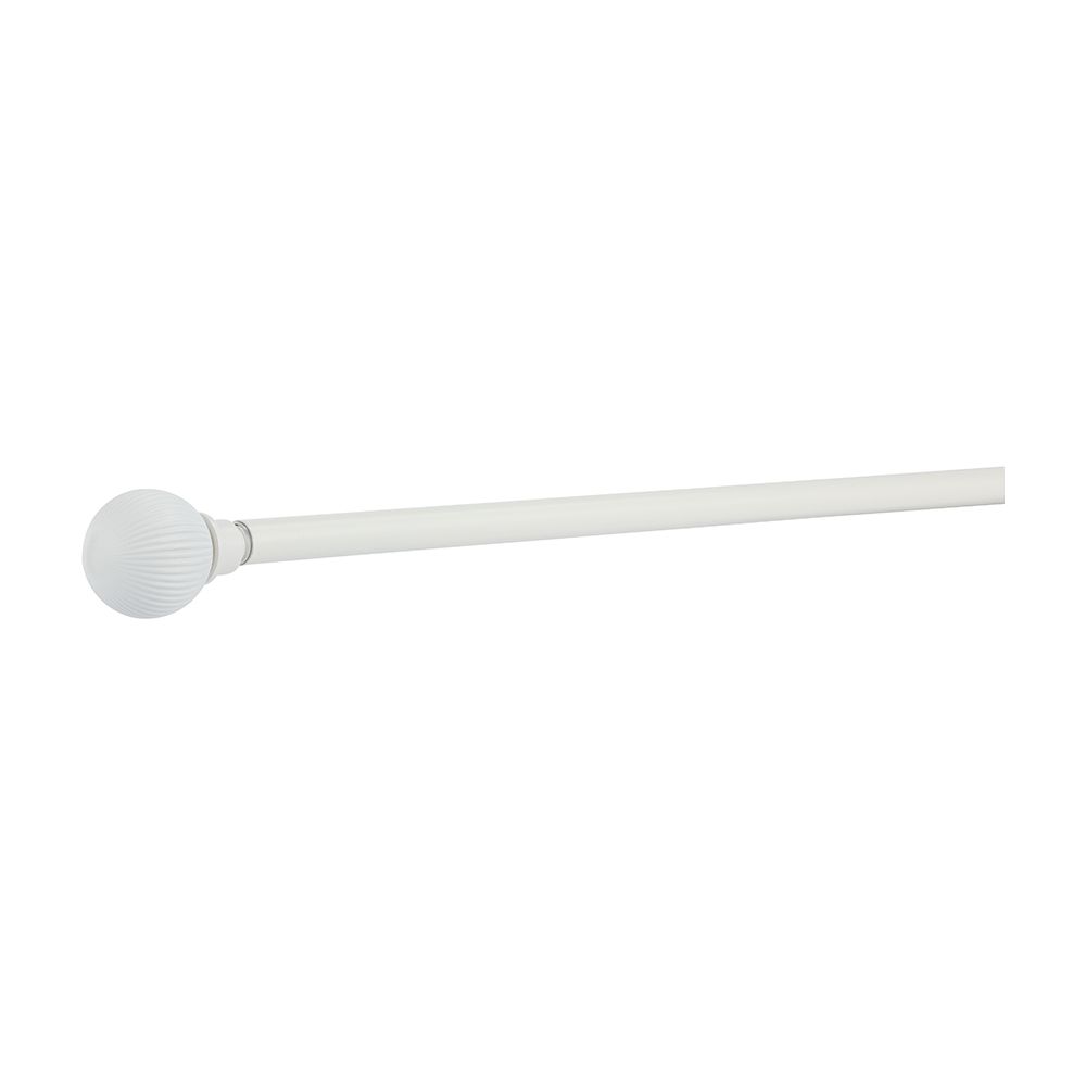 Extendable curtain rail Model Dream Size 1.9 x 120-210 cm - White