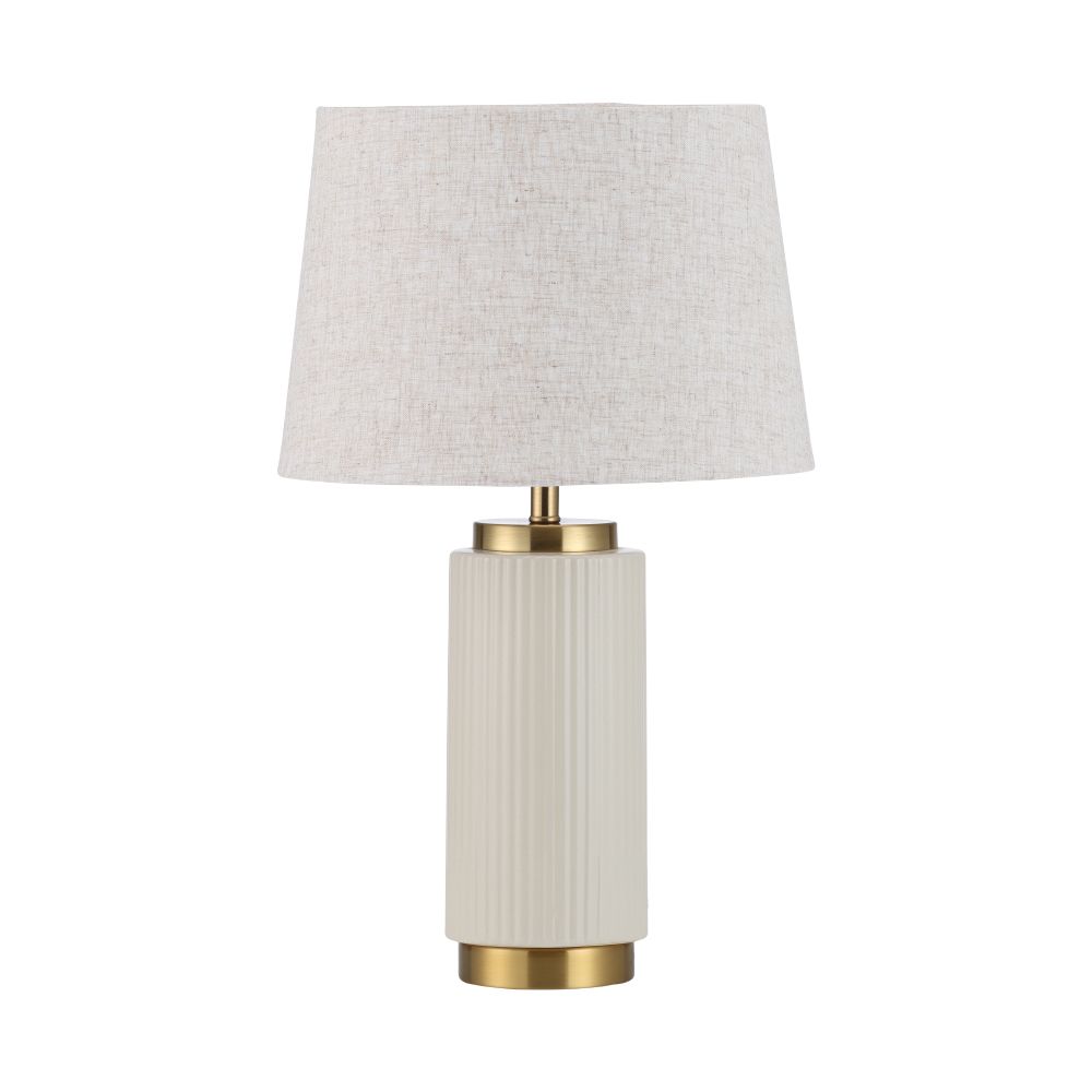 Table lamp Model Sandiaga - sandstone/gold color